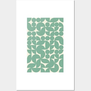Peaceful Geometric Pattern - Shapes #5 Posters and Art
